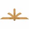 Ekena Millwork Redmond Rough Sawn Timber Gable Bracket, Western Red Cedar, 60"W x 22"H x 4"D x 4"F, 9/12 Pitch GBW060X22X0404RED00RWR - alternate 1